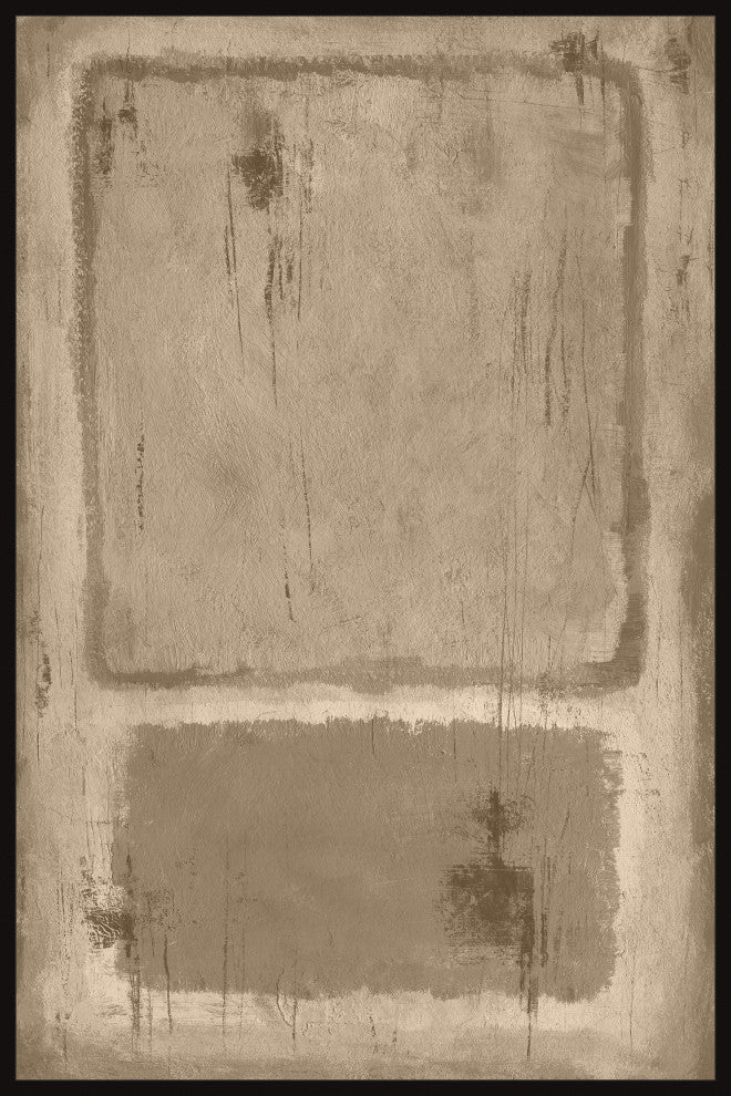 "Marked Contrast" Floater Framed Painting Print on Canvas, 30x45