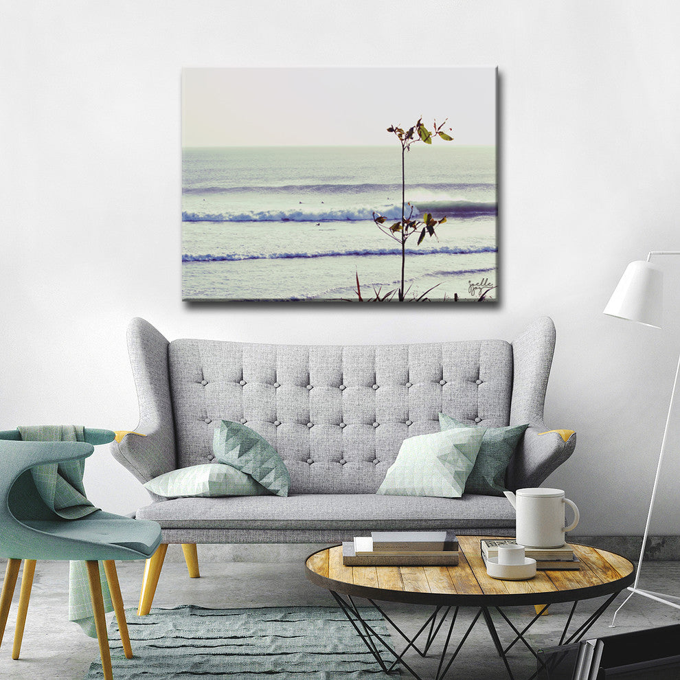 Left My Heart'' Canvas Art Print, 12"x16"