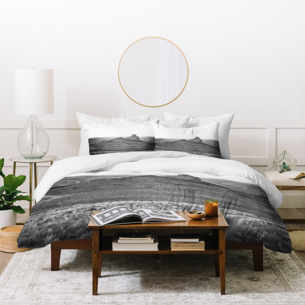 Emanuela Carratoni Watercolor Ferns Duvet Cover Set, Twin XL