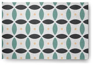 4' x 6' Geometric Spring Chenille Indoor/Outdoor Rug