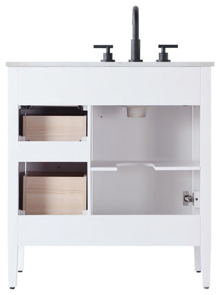 Elegant Lighting VF29632 Blakely 32" - Linen Oak