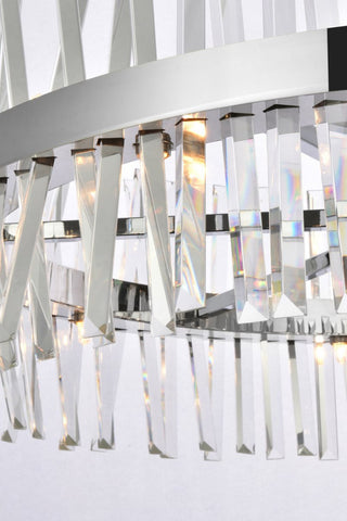 Modern Chrome 16-Light Chandelier