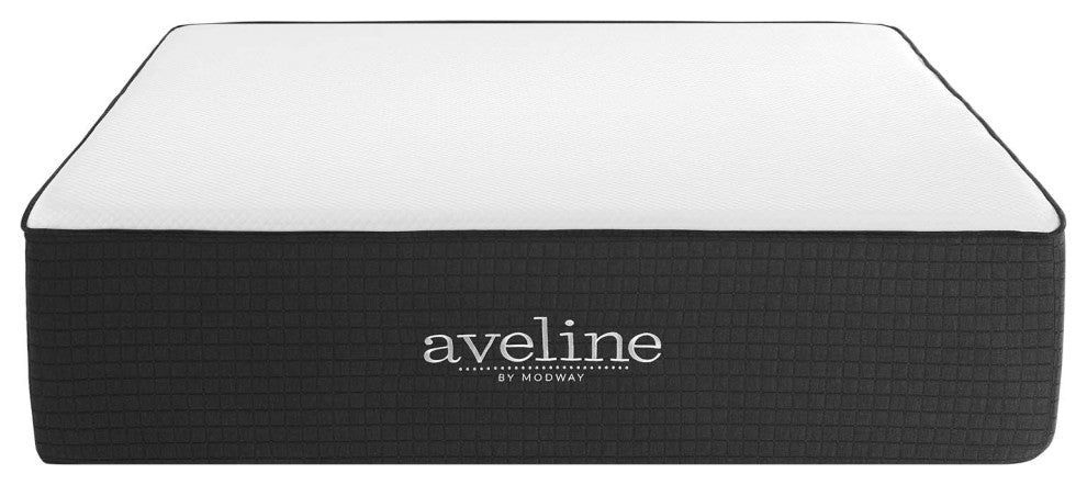 Aveline 16" Memory Foam King Mattress, White