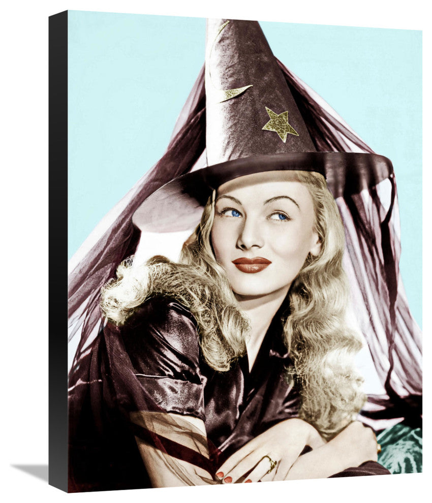 "I Married a Witch - Veronica Lake" Canvas Giclee, 17"x22"