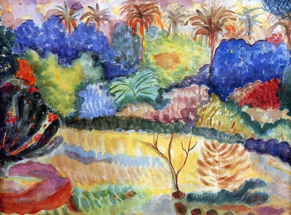 Paul Gauguin Tahitian Landscape Wall Decal