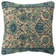 Surya Shadi SD-004 20"x20" Pillow Cover, Mint/Khaki/Blue/Navy/Sea Foam/Charcoal