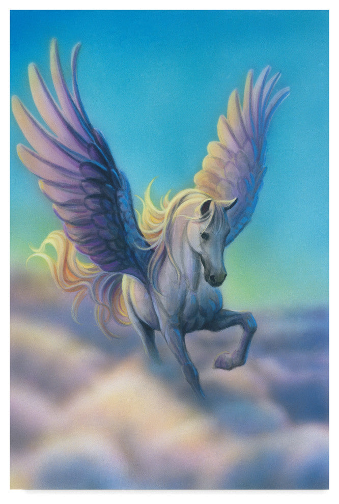 Kirk Reinert 'Pegasus' Canvas Art, 47"x30"