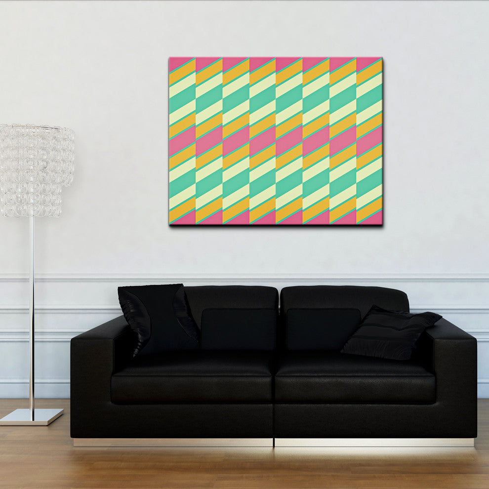 Geometric Study XVII Canvas Wall Art, Single Panel