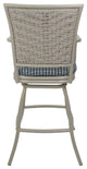 Outdoor Indoor Counter 26", 30" or Extra Tall 34" Bar Stool, Coco Indigo Blue, 26"
