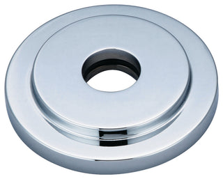 Kingston Brass Heavy Duty Round Solid Cast Brass Shower Flange, Polished Chrome
