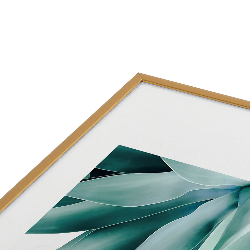 Gale Switzer Agave fringe Metal Framed Art Print
