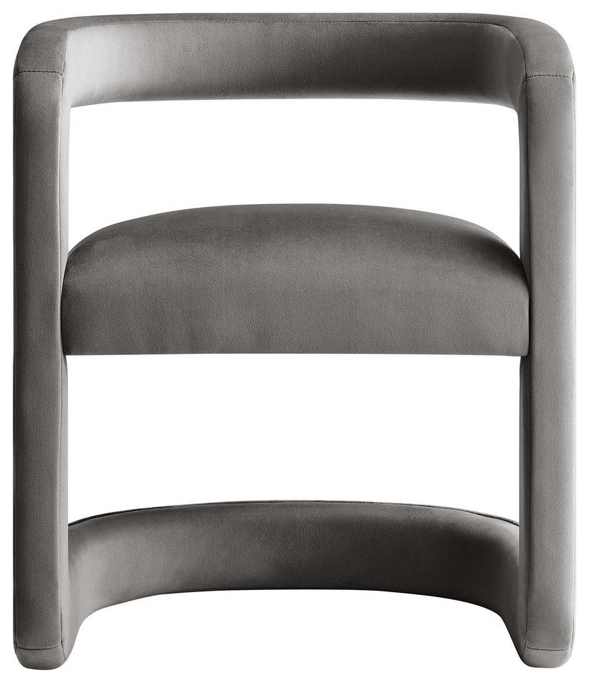 Winslow Performance Velvet Barrel Accent Chair