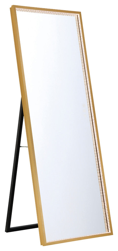 Cerissa 65" Rectangular Mirror, Gold