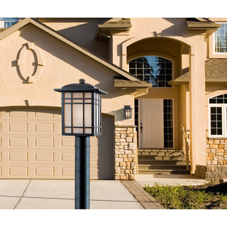 Quoizel HC9011 Hillcrest 1 Light 17" Tall Post Lantern - Imperial Bronze