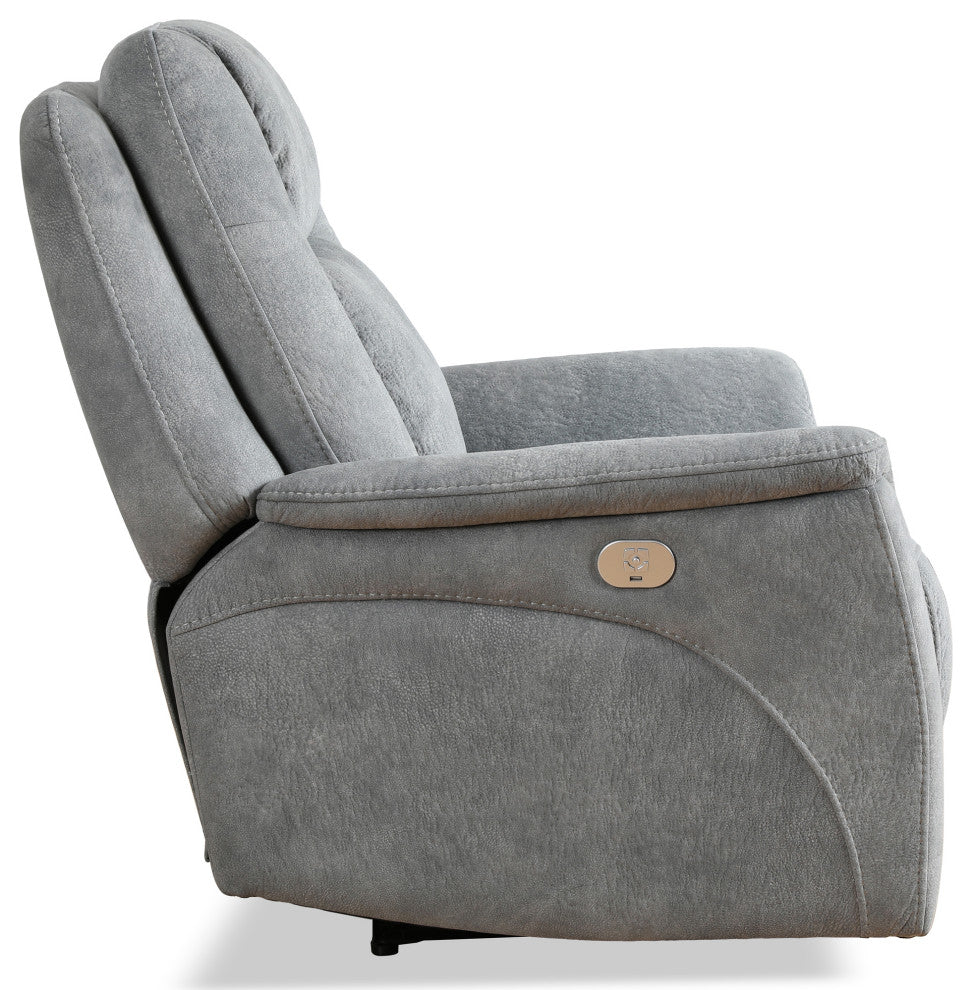 Parker Living Linus Hudson Grey Power Zero Gravity Recliner