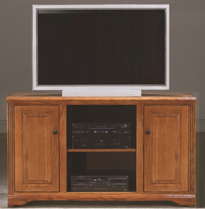 Eagle Furniture Oak Ridge Thin-Screen Entertainment Console, Chocolate Mousse