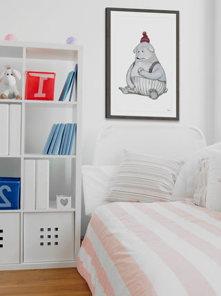 "Donutaholic" Framed Painting Print, 16"x24"