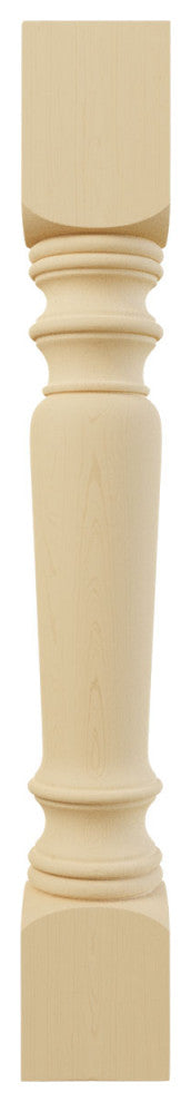 Legacy Tapered Cabinet Column (Top Block: 6", Bottom Block: 7"), Alder