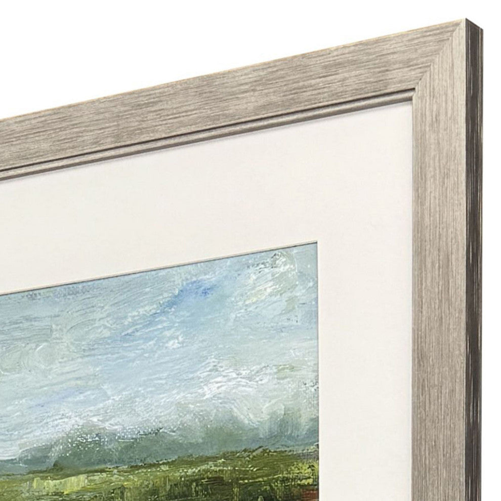 Rainy Day Marsh Framed Art