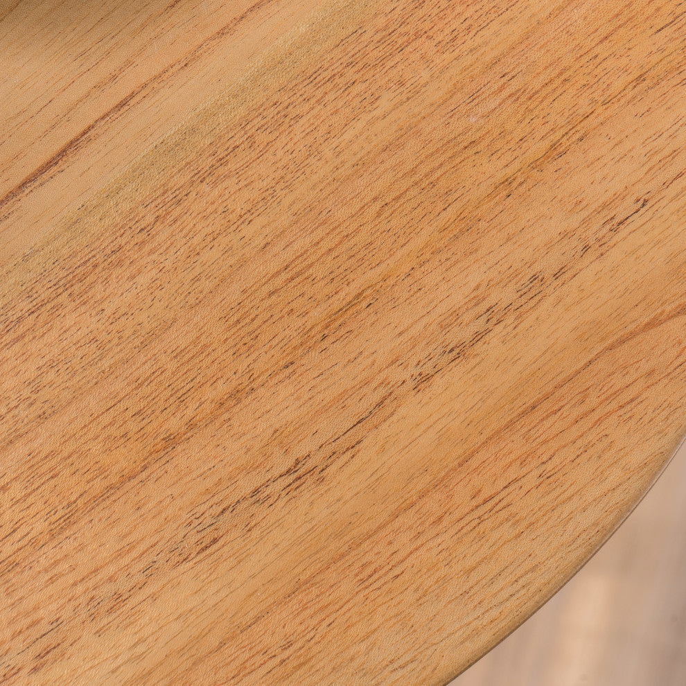 GDF Studio Finnian Modernistic Designed Wood Finish End Table, Natural