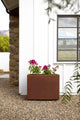 Metallic Series Corten Steel Span Planter, Short