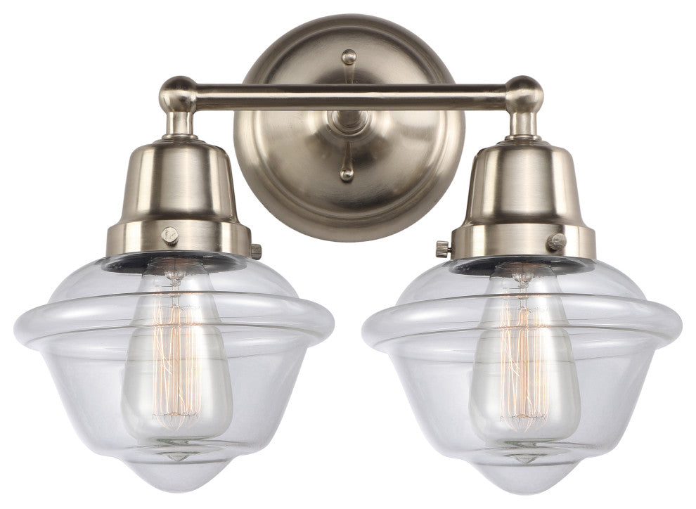 Innovations 623-2W-SN-G532 2-Light Bath Vanity Light, Brushed Satin Nickel