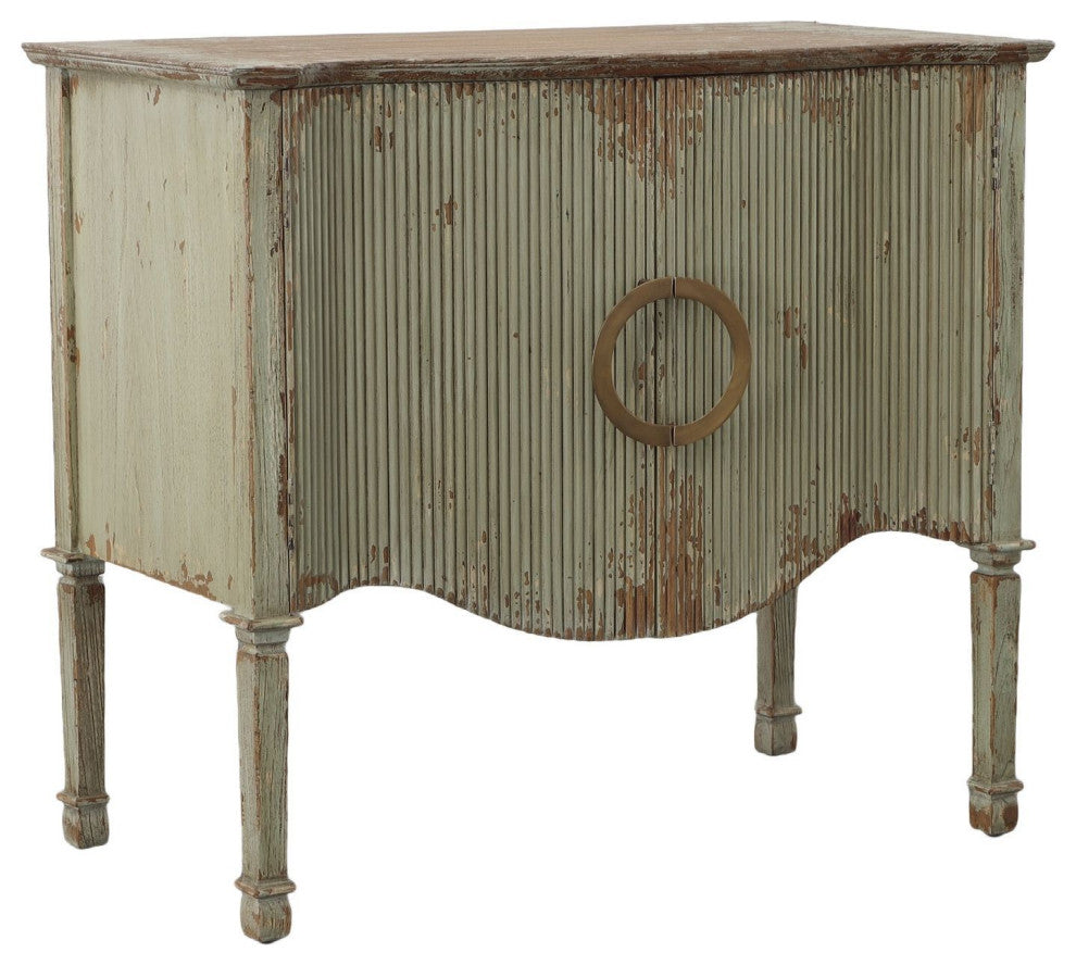 Willow 36" Distressed 2-Door Sideboard, Gray