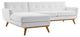 Sectional Sofa Set, Fabric, White, Modern, Living Lounge Hotel Lobby Hospitality