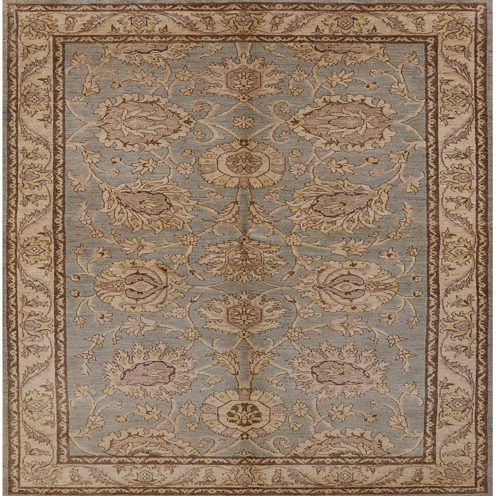 Ahgly Company Indoor Square Mid-Century Modern Area Rugs, 4' Square