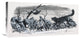 "Hanging by a Thread" Stretched Canvas Giclee by Mort Kunstler, 30x15"