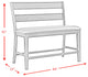 Mango Counter Bench