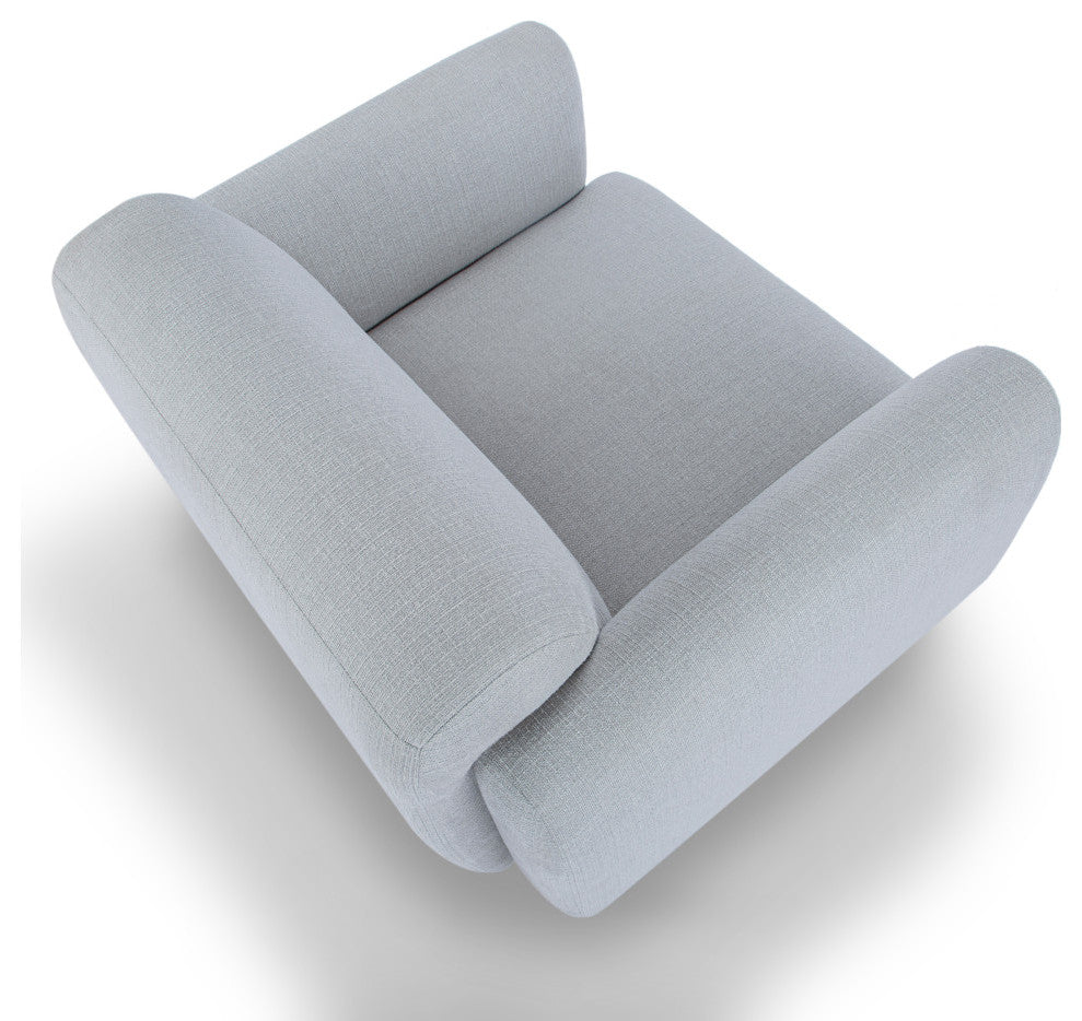 Metro, Tulum Accent Chair, Light Gray