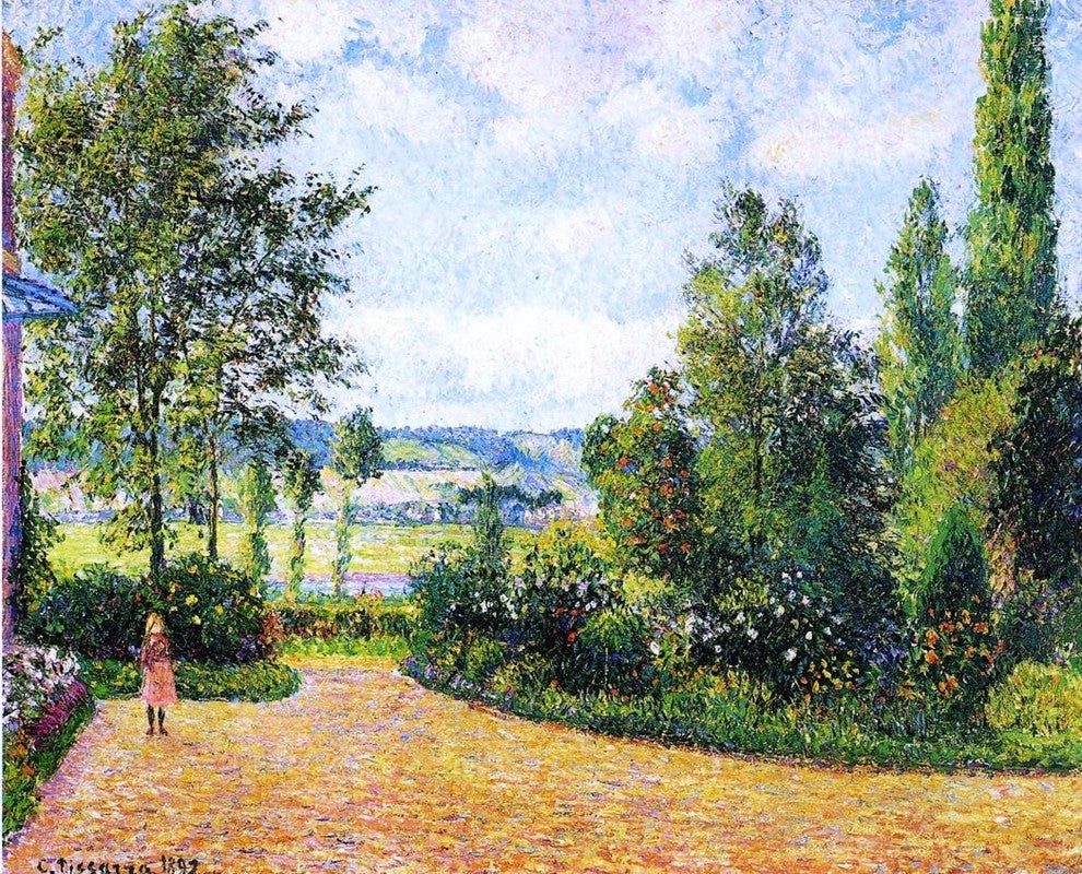 Camille Pissarro Mirbeau's Garden the Terrace Wall Decal Print