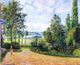Camille Pissarro Mirbeau's Garden the Terrace Wall Decal Print