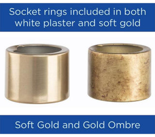 Quillan Collection Transitional Bath and Vanity Light, Gold Ombre