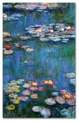 'Waterlilies Classic' Canvas Art by Claude Monet