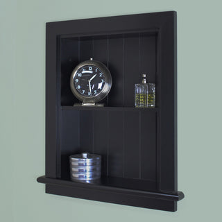 14x18 Aiden Wall Niche, Black Beadboard Back