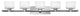 Hinkley Taylor Five Light Vanity, Chrome