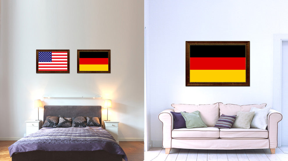 Germany Country Flag Canvas Print, 15"x21"