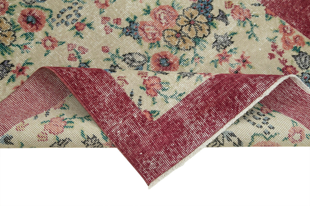 Rug N Carpet - Handmade Oriental 3' 3" x 6' 7" Antique Small Area Rug