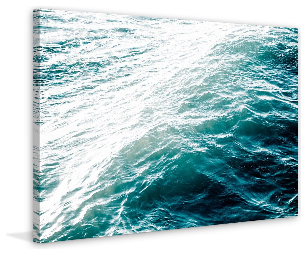 Marmont Hill, "Ombre in Turquoise" by Morgan Hartley on Wrapped Canvas, 24x16