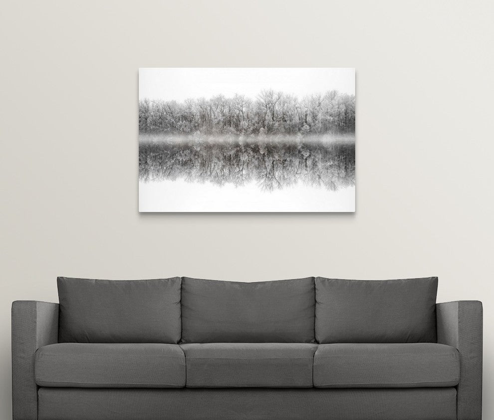 "White Purity" Wrapped Canvas Art Print, 48"x32"x1.5"