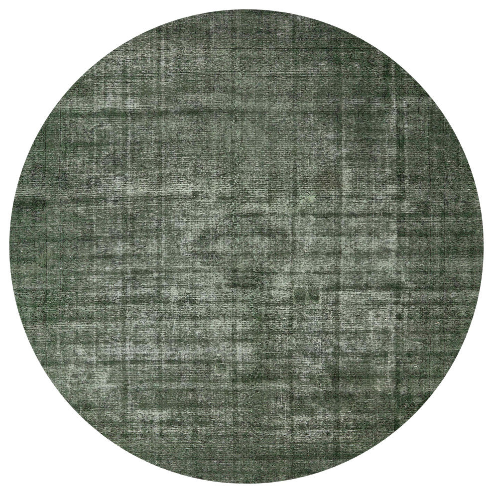 Ahgly Company Indoor Round Mid-Century Modern Area Rugs, 4' Round