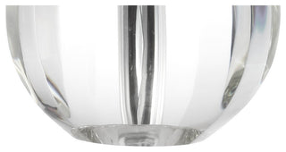 Goddard 16" Crystal Ball and Metal LED Table Lamp, Clear