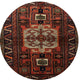 Ahgly Company Indoor Round Traditional Area Rugs, 4' Round