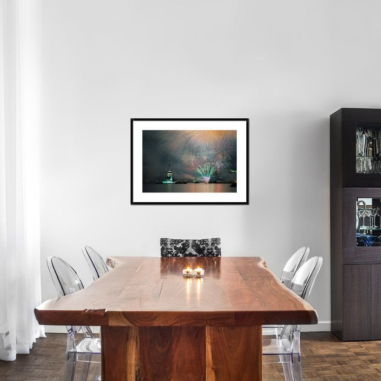 "Celebration" Framed Digital Print by Ibrahim Canakci, 38"x28"