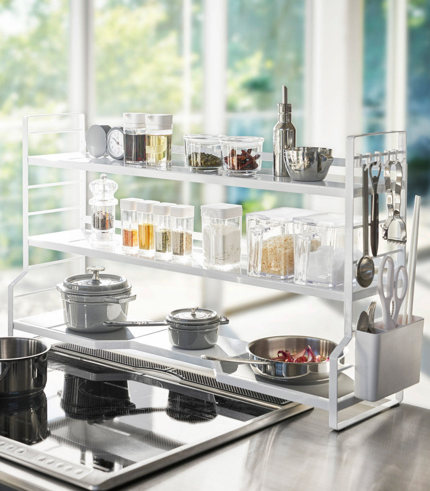 Tower Countertop 3-Shelf Rack, White