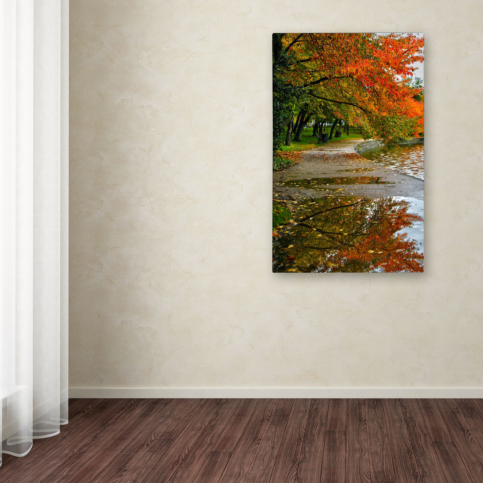 'Tidal Basin Autumn 1' Canvas Art by CATeyes