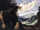 Joos De Momper Rocky Landscape With Monks Wall Decal