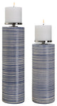 Uttermost - 17998 - Candleholders, S/2 - Montauk - Polished Nickel
